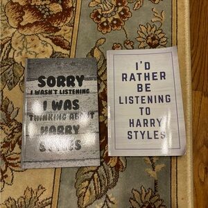 Harry Styles writing journals